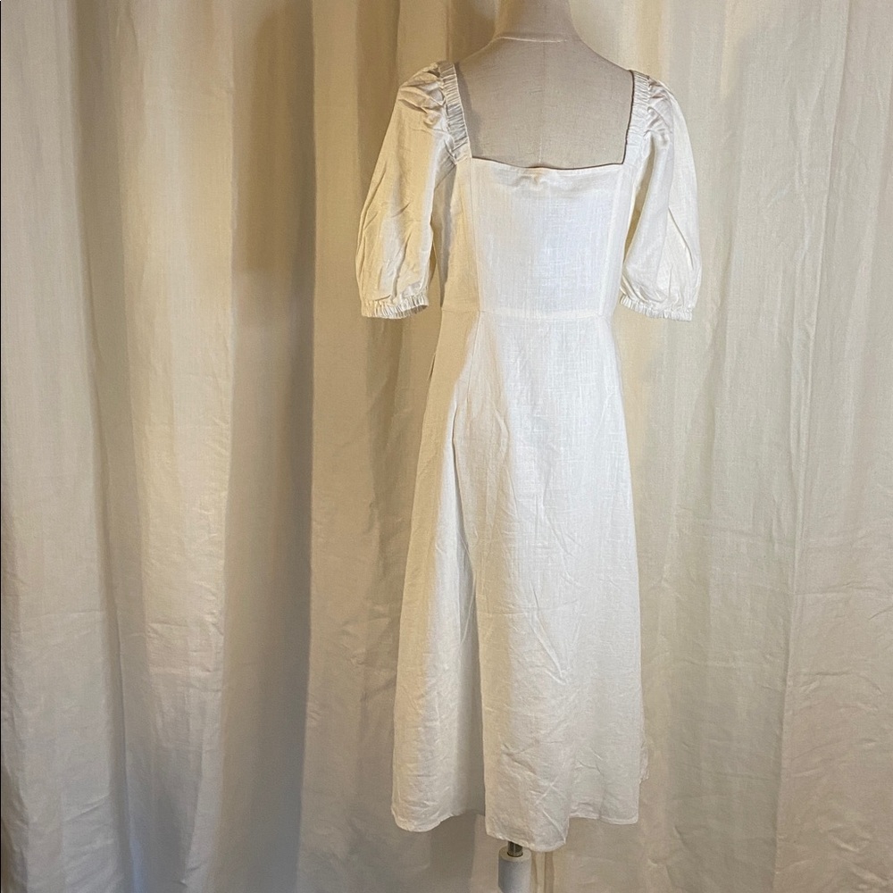 BCBG Max Azria Linen Blend Dress NWT - Picture 3 of 7
